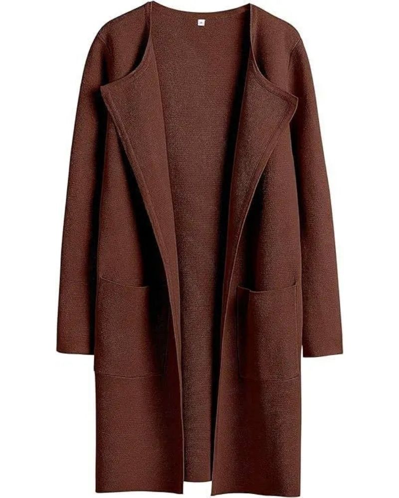 Streetwave Beige Women Overcoat Elegant Winter Outerwear For Modern Style Everyday Wardrobe