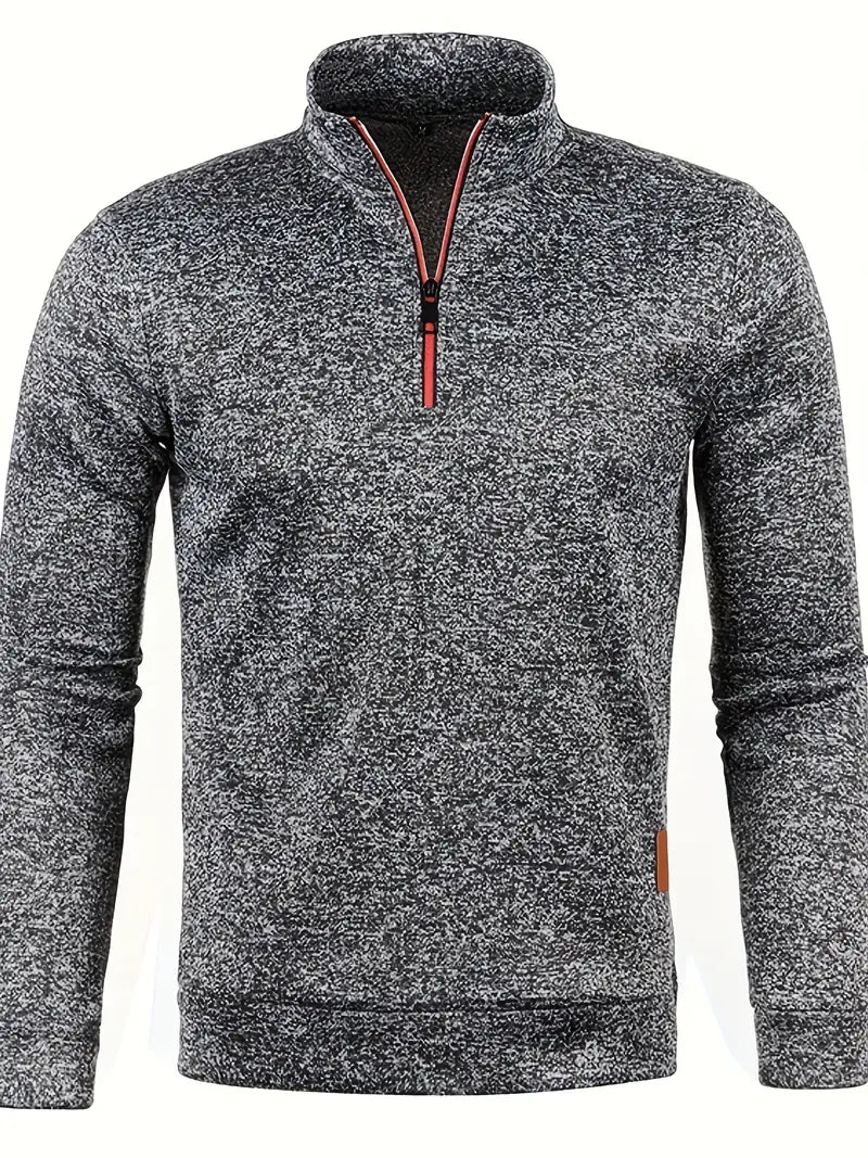 Street Wave Nicolas Long Sleeve Fleece Pullover Half Zip Warm Lightweight Outdoor Top