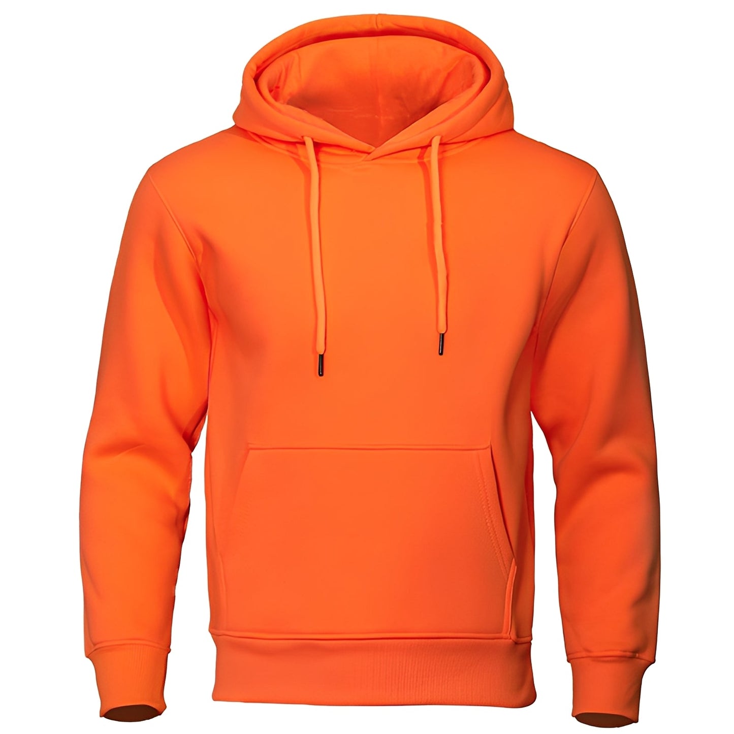 Street-wave Men's Fleece Hoodie Cozy Warm Comfort With Kangaroo Pocket For Everyday Leisure Wear