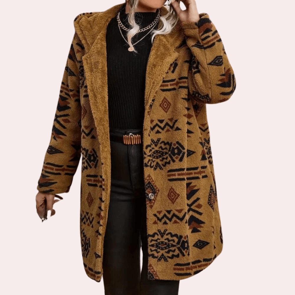 Streetwave Women's Hooded Winter Coat With Adjustable Hood Soft Cozy Warmth Premium Weatherproof
