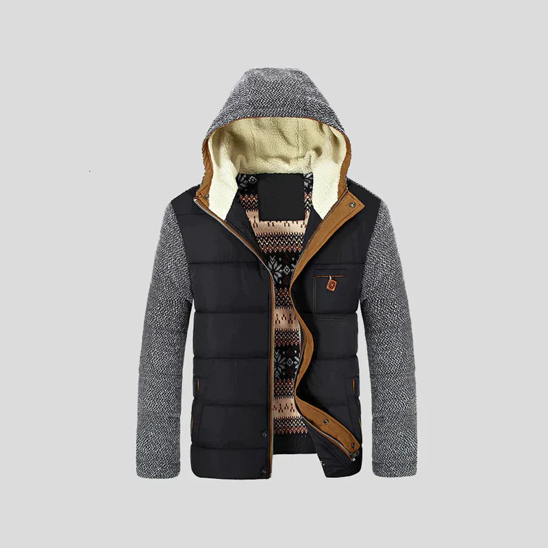 Street-Wave Florian Winter Jacket For Men Weatherproof Windproof Warm Fleece Lining For Outdoor Winter