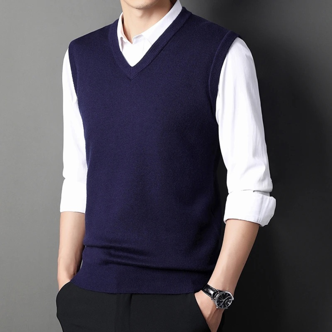 Harrison Solid Sweater Vest