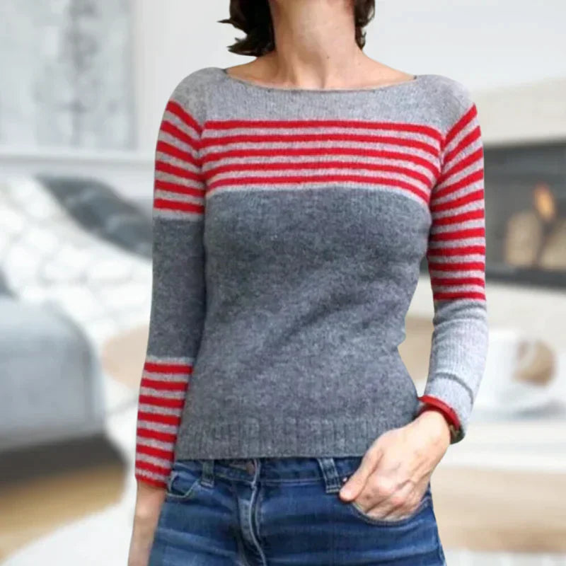 Street-Wave Cozy Knit Sweater For Women All Day Comfort Warmth And Trendy Style For Casual Everyday Wear
