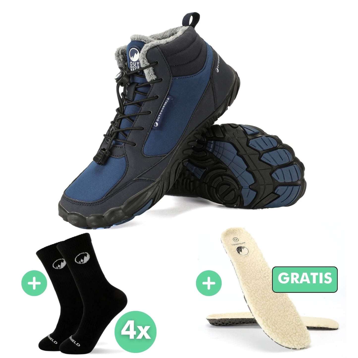 Orthopedic Winter Boots Street-Wave All Day Comfort Warmth And Arch Support For Foot Health