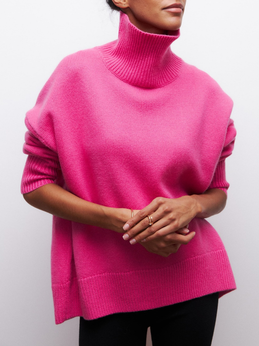 Streetwave Womens Turtleneck Sweater Cozy With High Neck For Elegant Winter Style And Warmth