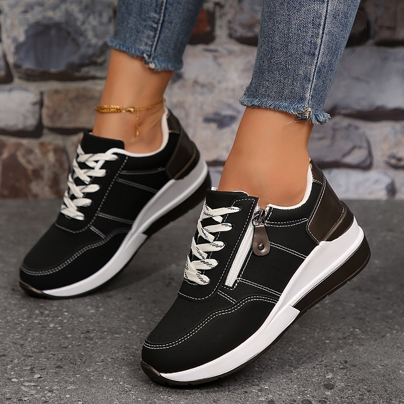 Women's Athletic Sneakers with Supportive Design and Breathable Mesh