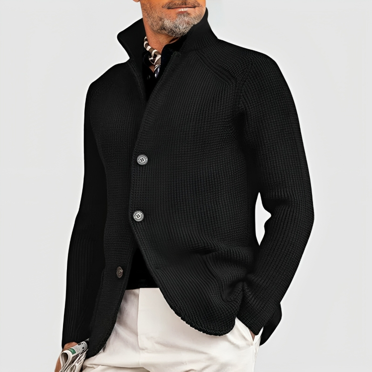 Street-wave Mens Cashmere Coat With Button Front Premium Luxury Outerwear For Everyday Elegance