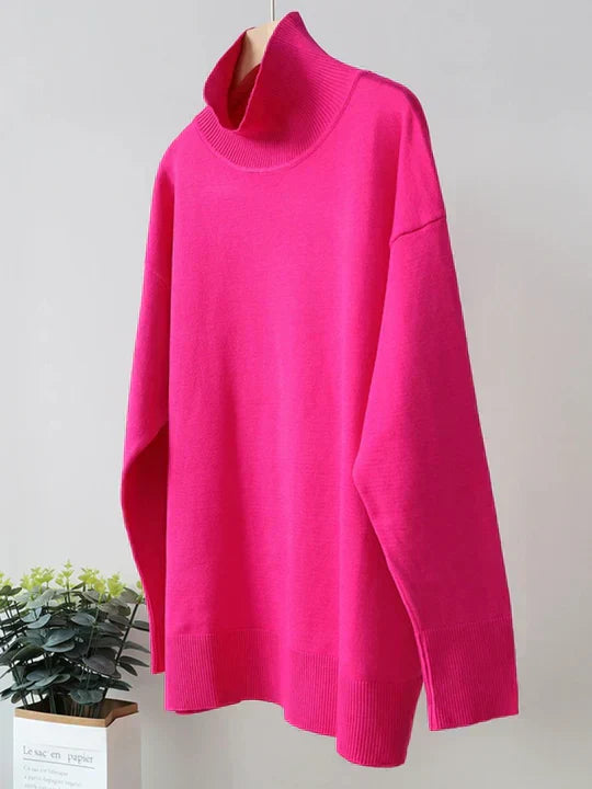 Womens Winter Knit Sweater Cozy Warmth Streetwave Elegant Fit For Modern Women Everyday Wear