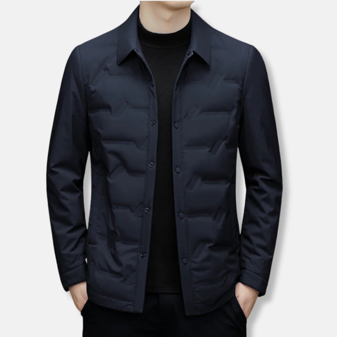 Street-Wave Men Down Jacket Slim Fit Water Resistant Warmth