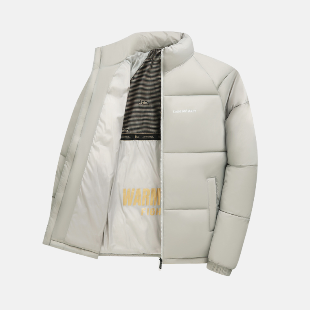 Street-Wave Mens Puffer Coat With Insulation Loose Fit