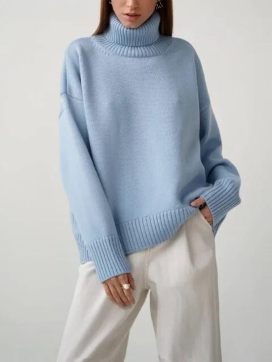Street-Wave Loose Knit Sweater for Women Soft Cozy Pullover in 5 Colors for Effortless Chic