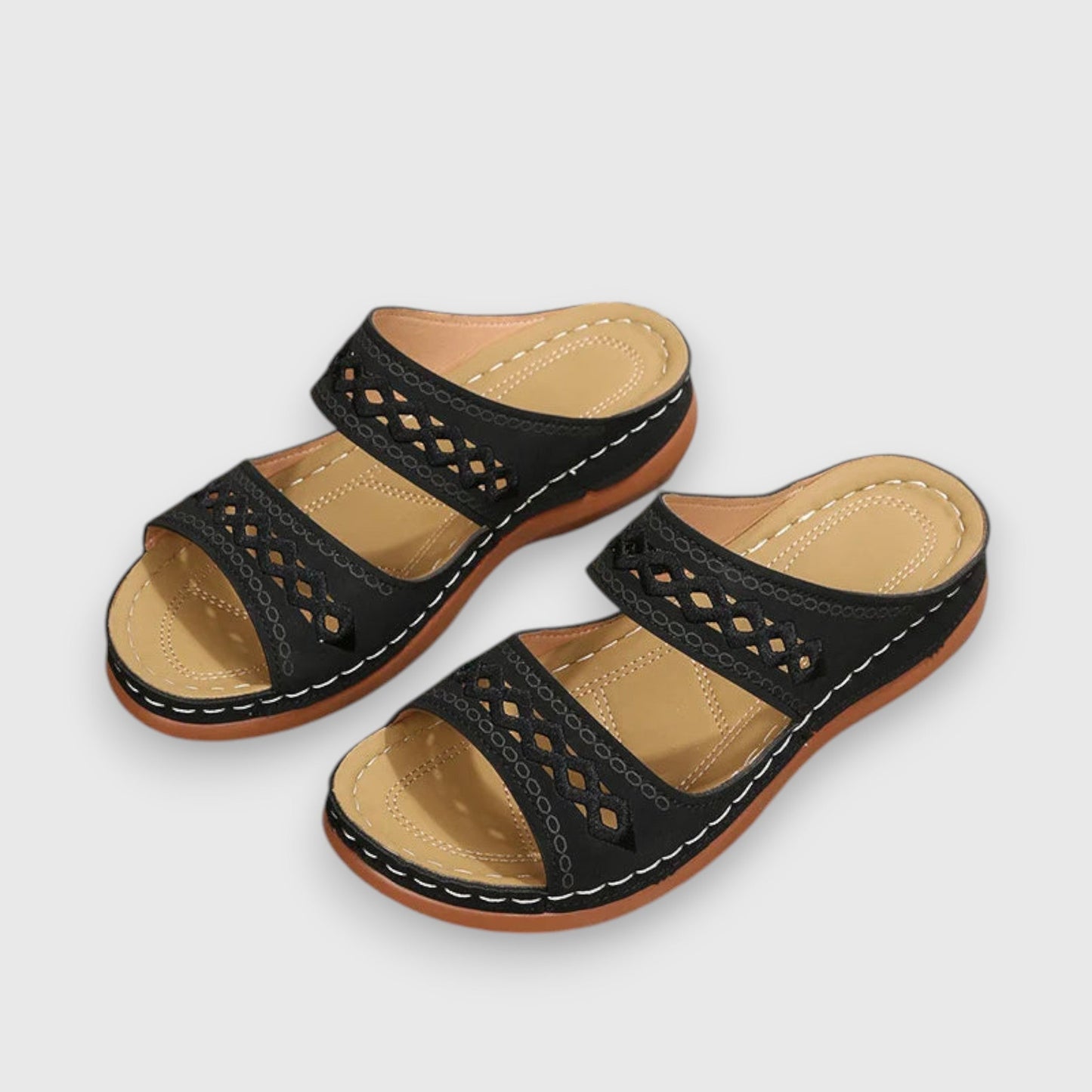 Women's Sandals with Wide Fit and Adjustable Straps