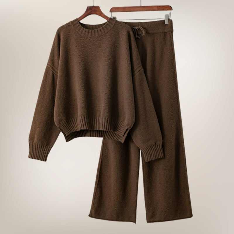 Street Wave Sophie Breathable Knit Set for Women Effortless Comfort