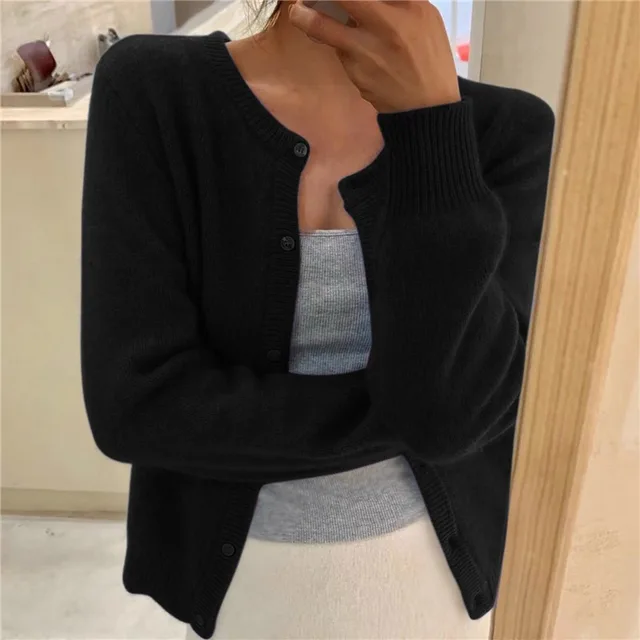 Street Wave Women Winter Cardigan Cozy Midweight Knit
