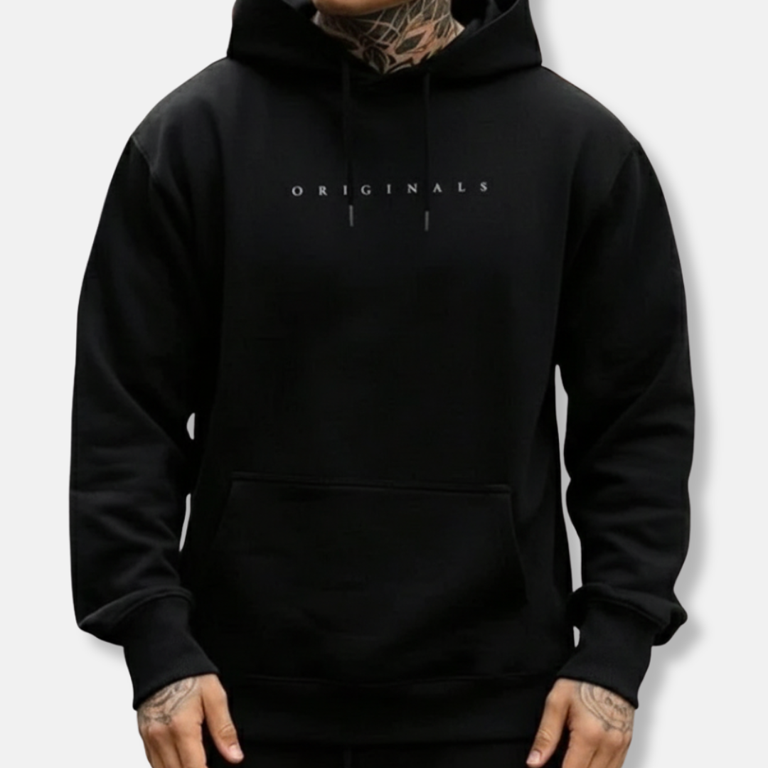 Street Wave Oliver Originals Cotton Hoodie For Men Classic Fit Minimalist Chest