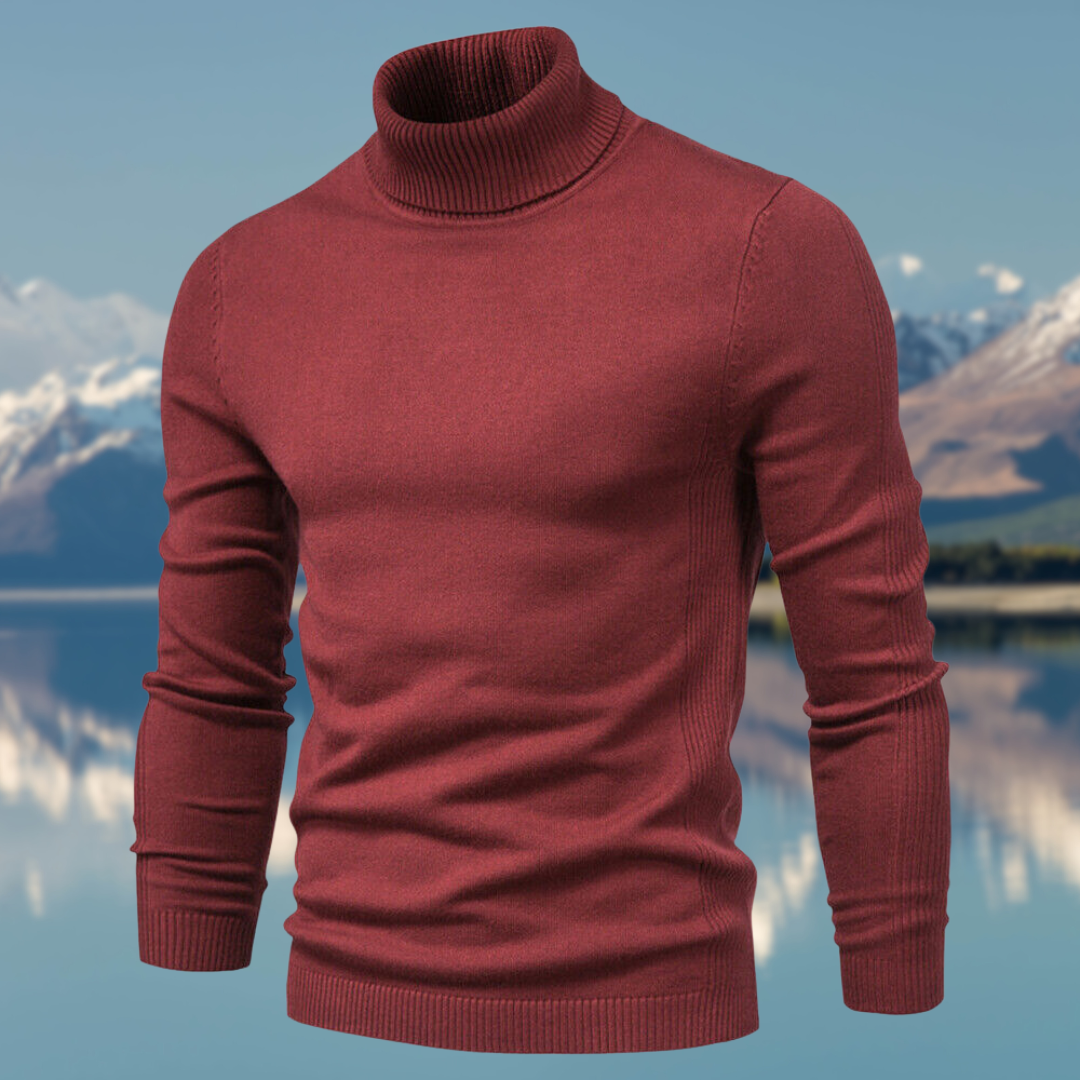 Street-wave Turtleneck Sweater With Cozy Multi-Layer Lining For Everyday Comfort Unisex Knit