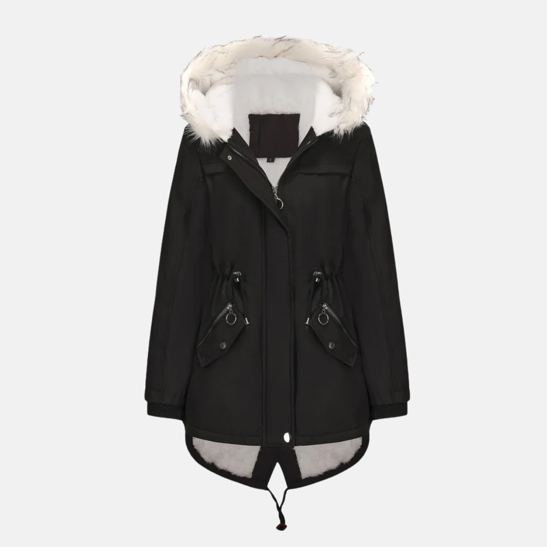 Nordisk-Flair Women's Parka Weatherproof Removable Fur Hood