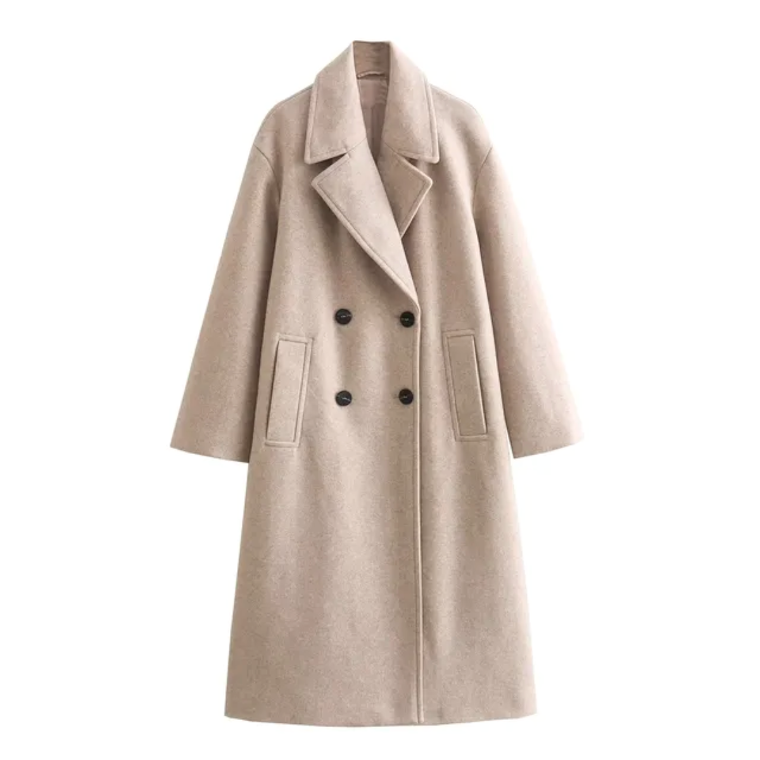 Street-Wave Wool Coat Longline Premium Warmth For Style-Minded Professionals In Cold Weather