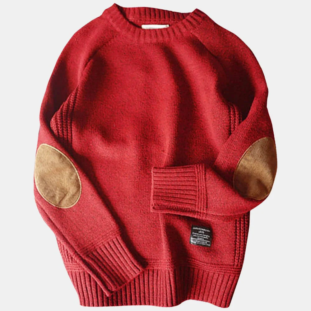 Street-wave Mens Wool Sweater With Classic Fit Warm Premium Knit For Modern Gents