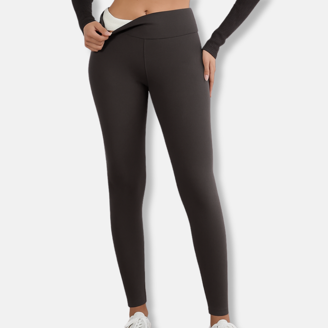 Nordisk-Flair Women's Plush Lined High Waist Leggings Full Length For Women