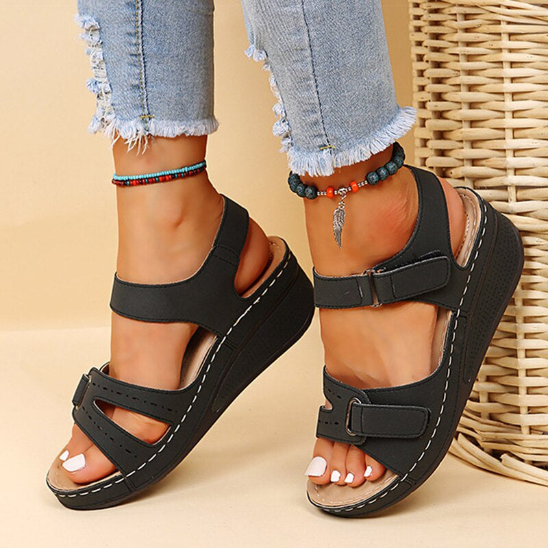 Street-wave Womens Comfort Sandals With Luxurious Orthopedic Support For Comfort Conscious Women