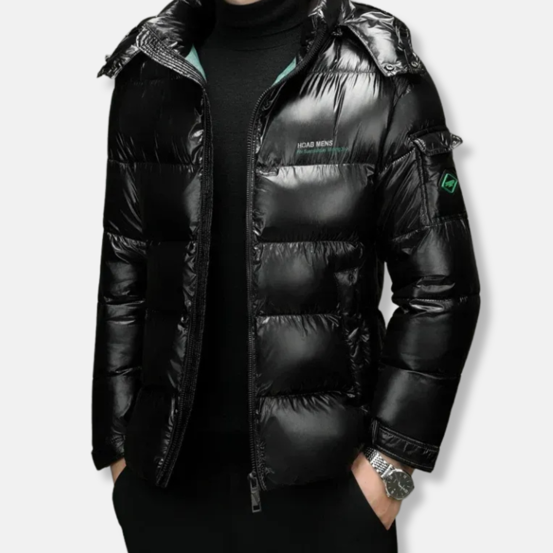 Street-Wave Men Puffer Jacket Water-Resistant Warmth