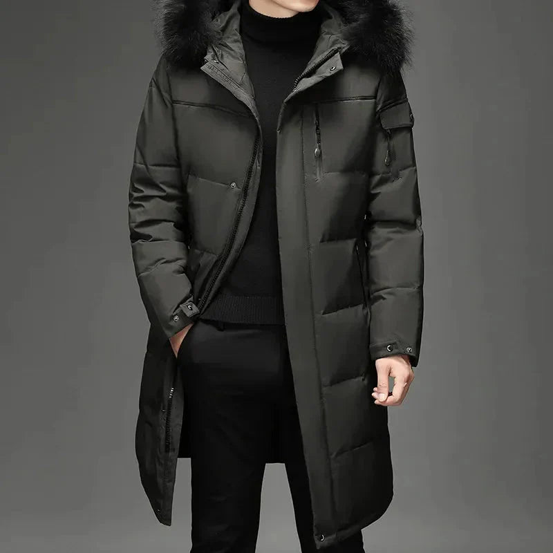 Street-wave Defender Parka Winterproof Hooded Insulated Coat for Men Rugged Weatherproof Protection