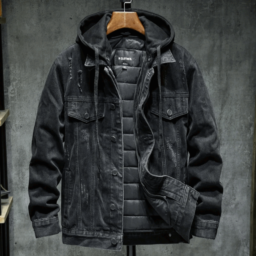 Street Wave Hooded Winter Jacket For Men Premium Warm Insulated Quilted Coat With Cozy Lining