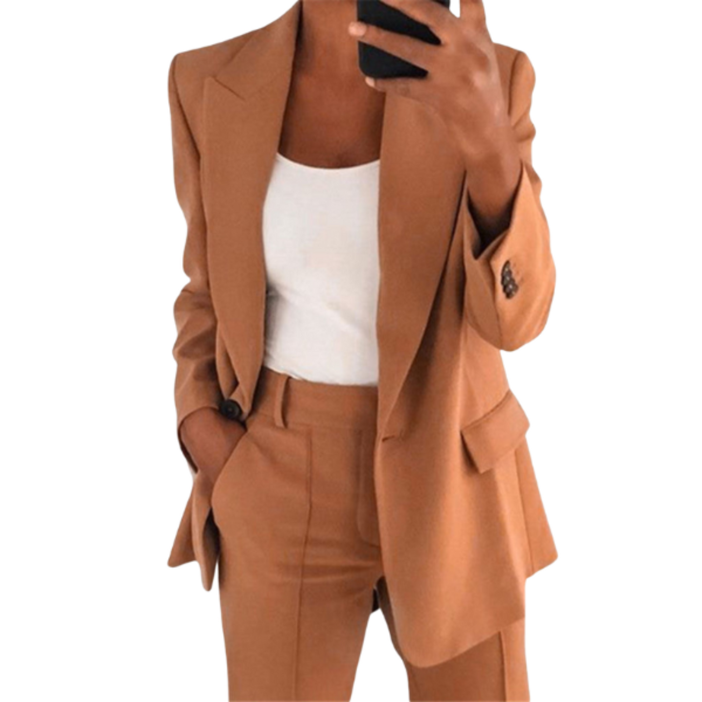 Streetwave Womens Blazer Set Sophisticated Fall Office Ensemble For Professionals
