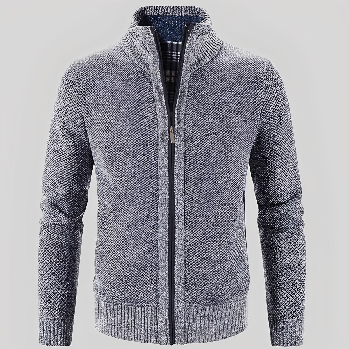 Streetwave Zip Cardigan For Men Premium Soft Comfort Minimalist Design With Front Zipper