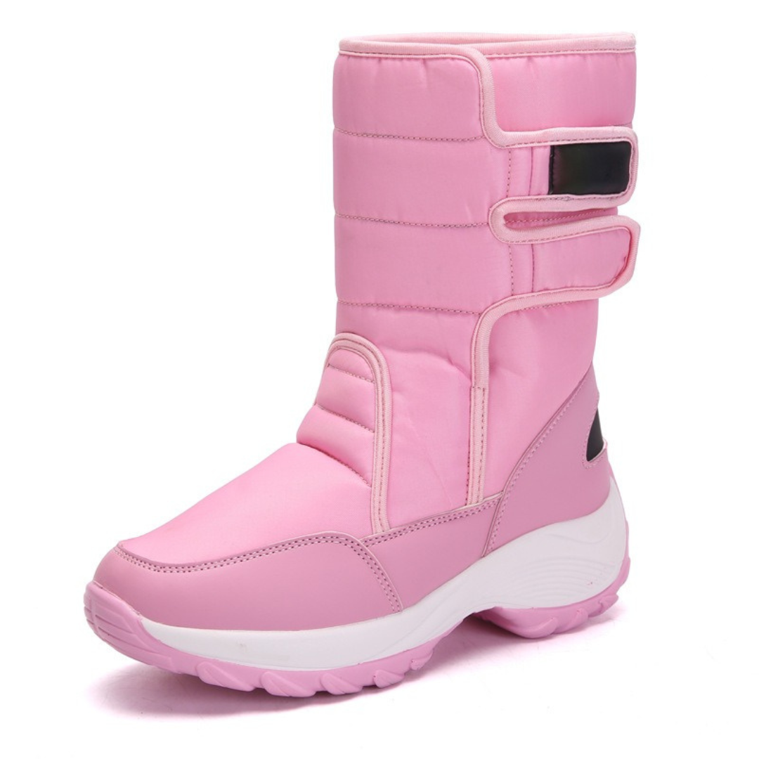 Streetwave Snow Boots Slip On With Insulated Fleece Lining For Cold Weather Comfort All Day Warmth