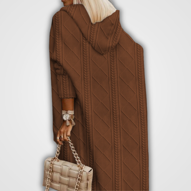Streetwave Mindy Long Cardigan Sweater For Women Cozy Warm Versatile Easy Care Knitwear Autumn