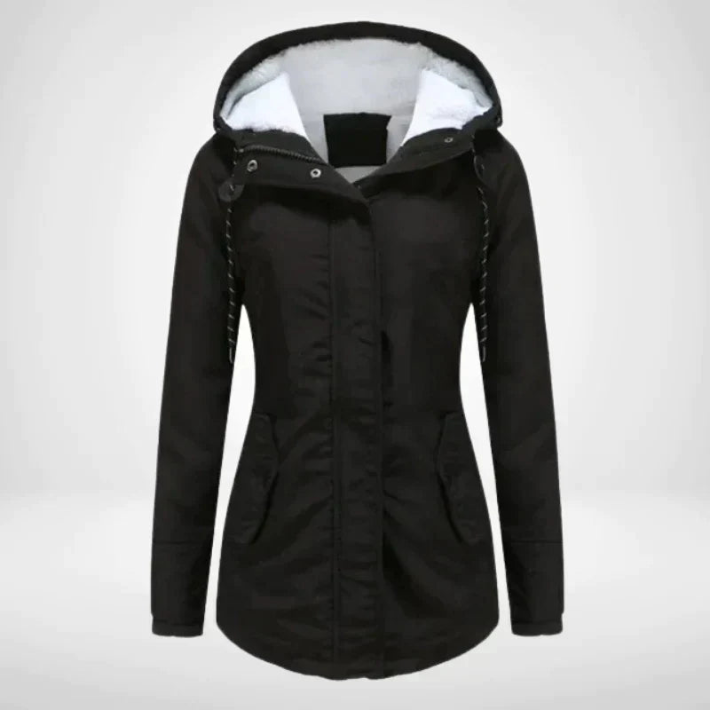 Street Wave Women Winter Jacket Parka Warm Cozy Fleece Lined Waterproof Windproof Hooded Coat