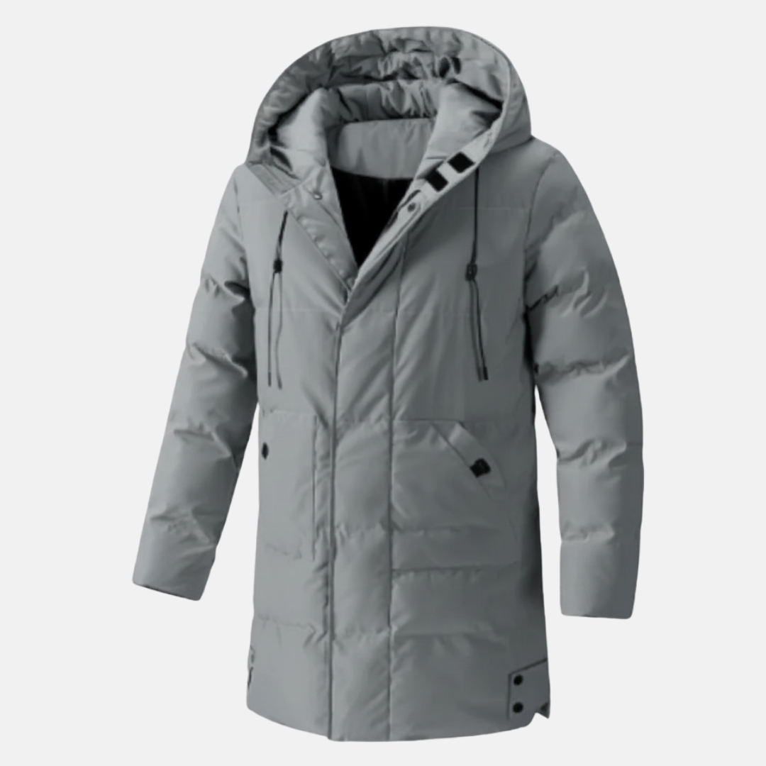 Street-Wave Men's Hooded Insulated Jacket With MultiPocket