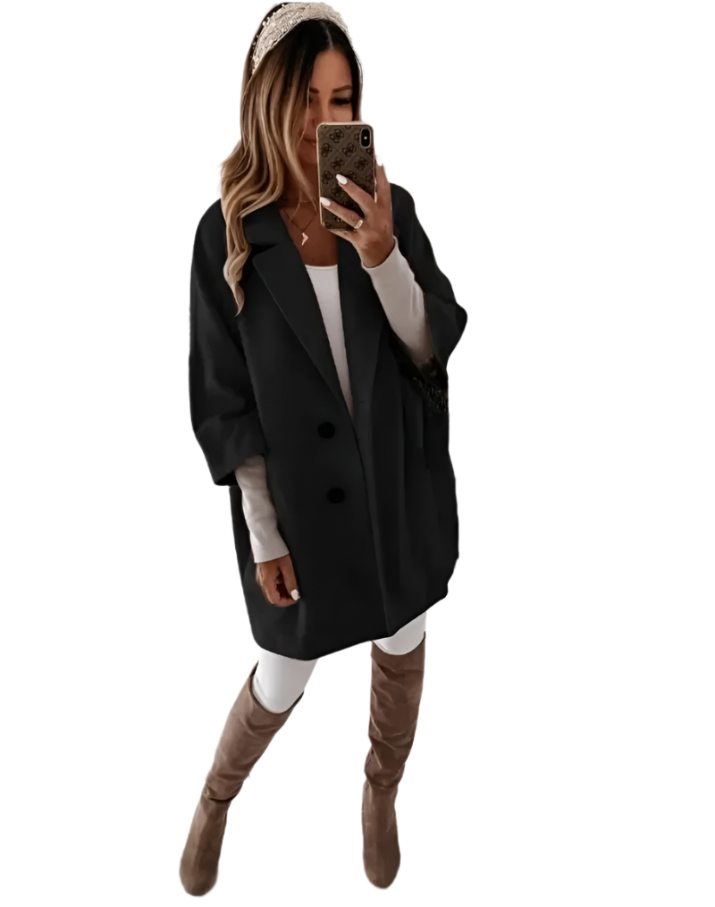 Street-wave Trench Coat For Women Timeless Elegance With Modern Fit And Button Details