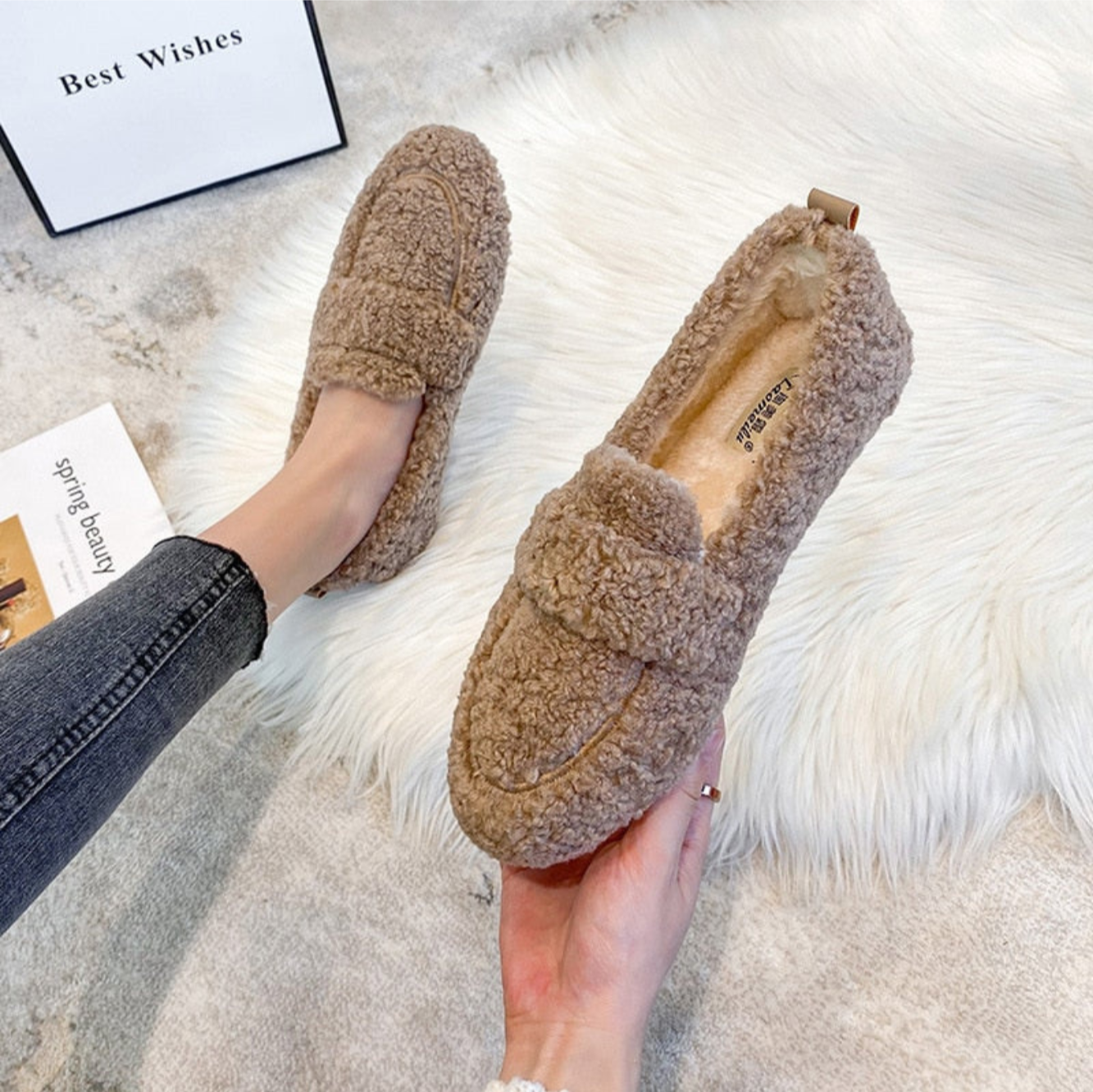 Street Wave Womens Slippers Luxury Plush Comfort For Cozy Home And Everyday Relaxation