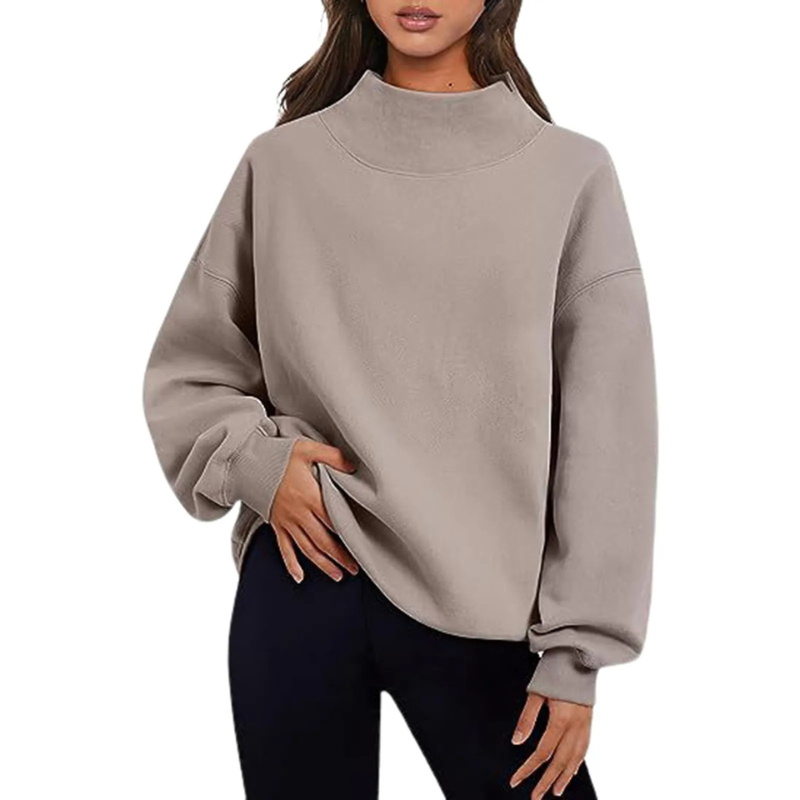 Street-Wave Basic Loose-Fit Long-Sleeve Sweater For Unisex Everyday Comfort And Minimalist Style