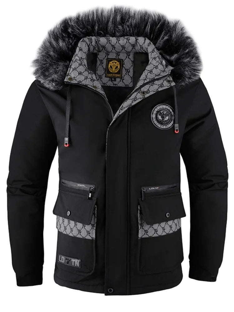 Street Wave Warm Outdoor Jacket With Faux Fur Hood For Adventurers Premium Cold Protection