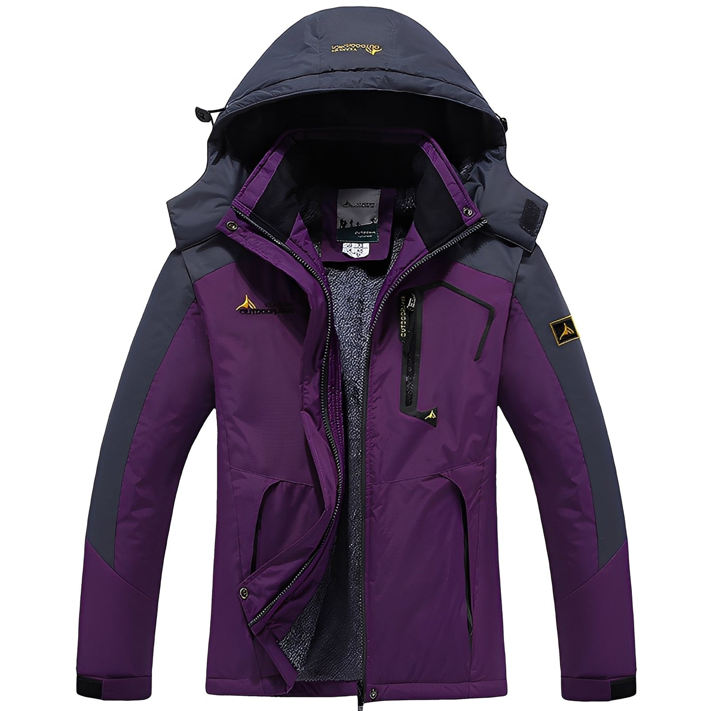 Street-Wave Womens Fleece-Lined Winter Jacket With Windproof Weatherproof Protection