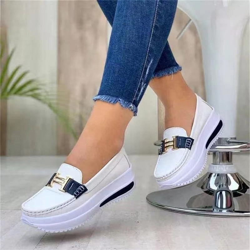 Street-Wave Yelena Orthopedic Sneakers With Thick Sole For Women All Day Comfort