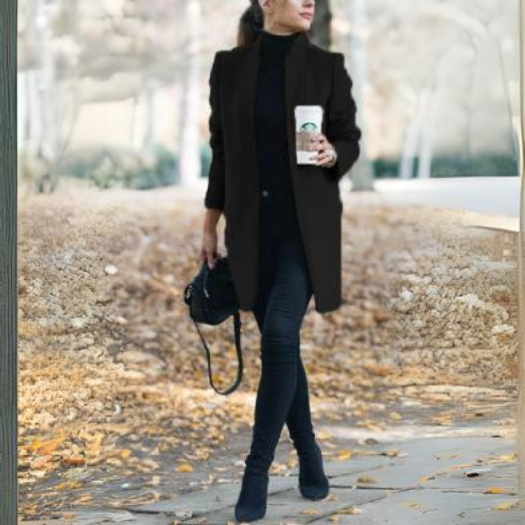 Street Wave Women Stand Collar Winter Coat For Transitional Weather Warmth And Timeless Style
