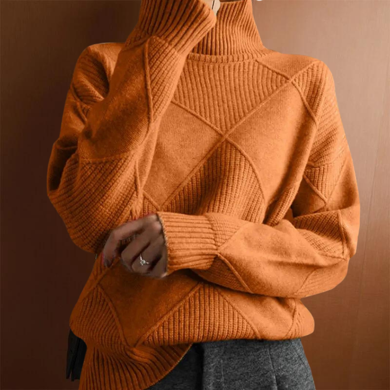 Street-Wave Heated Collar Pullover For Cold Weather Luxury Cozy Knit For Urban Commuters
