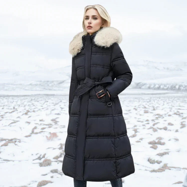 Street Wave Luxury Winter Coat for Women Warmth and Elegance Puffer Jacket With Fur Collar