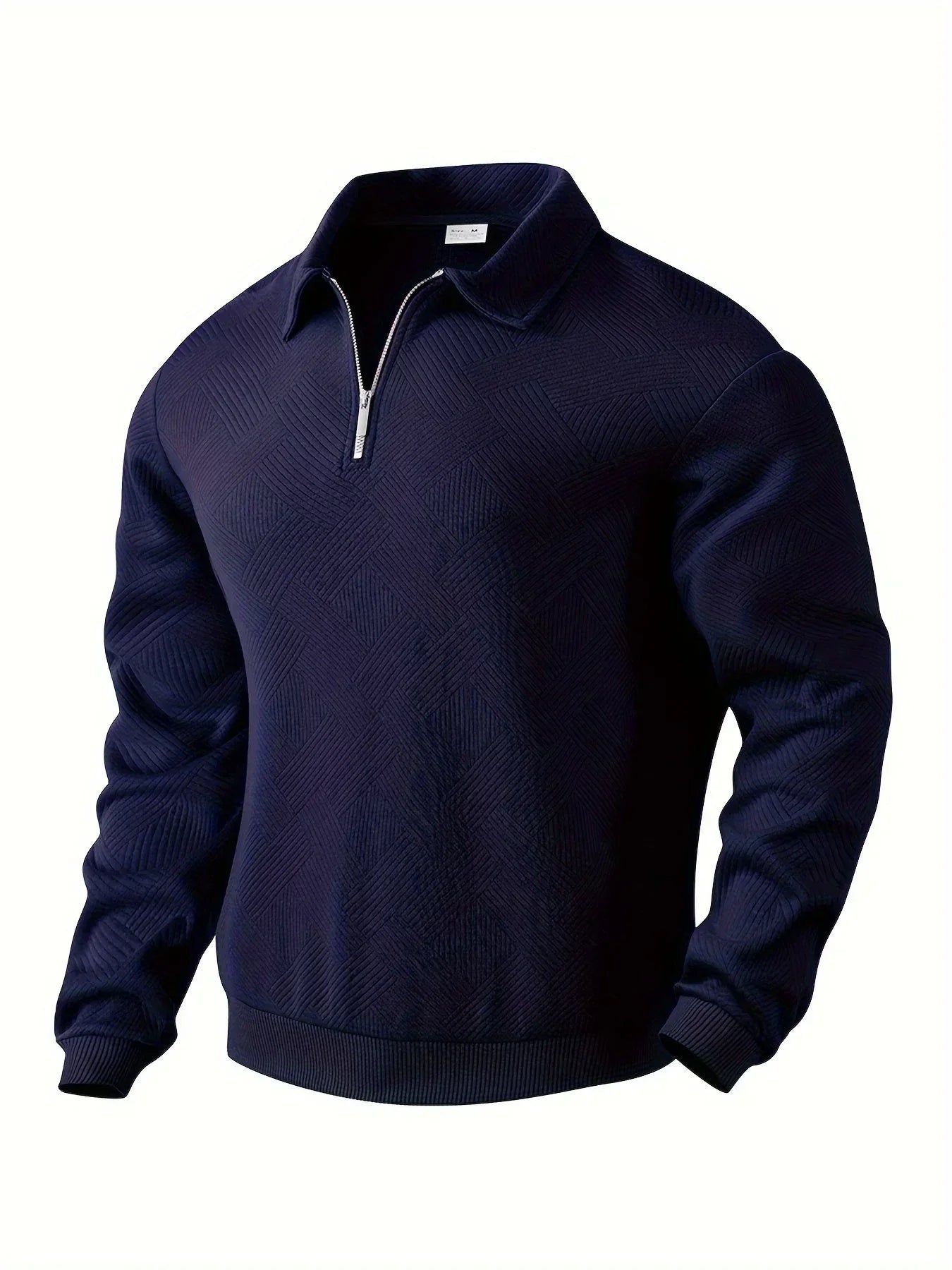 Street-wave Pullover For Men Geometric Knit Warmth Vintage Style Cozy Comfort For Everyday Wear
