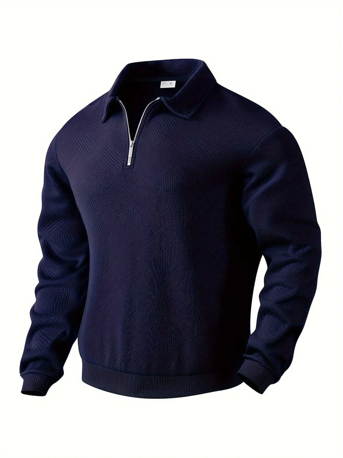 Street-wave Pullover For Men Geometric Knit Warmth Vintage Style Cozy Comfort For Everyday Wear