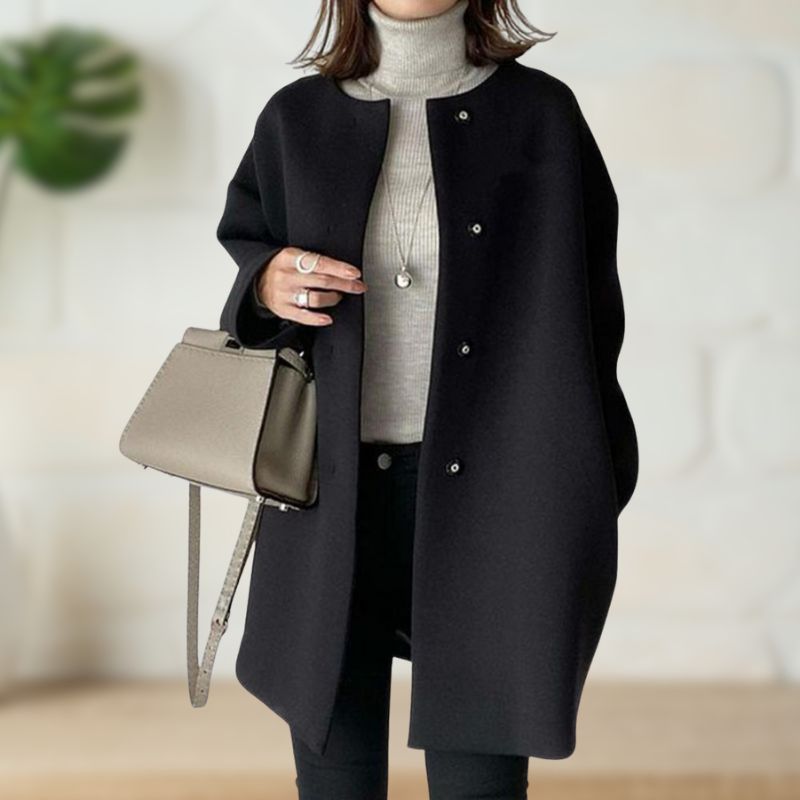 Street-wave Wool Coat For Women Timeless Elegant Warm Minimalist Design Versatile Everyday Outerwear