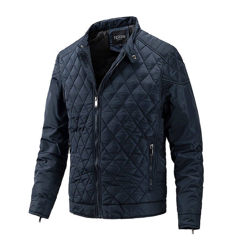 Street Wave Quilted Jacket For Men With Warmth And Style, Versatile All Weather Outerwear For Cold Days