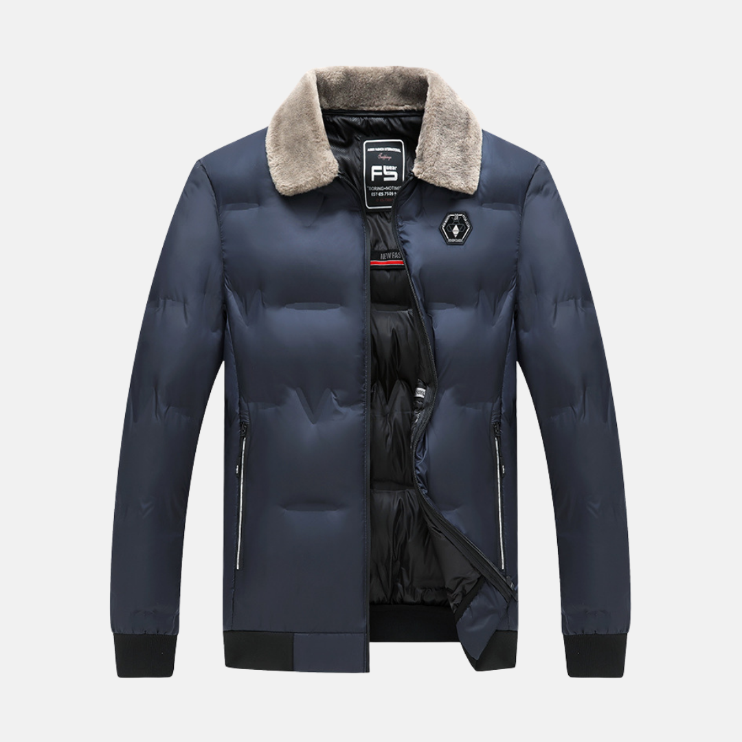 Street-Wave Mens Bomber Coat For Men Padded Cotton Warmth