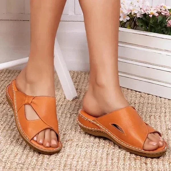 Robyn Leather Sandals For Women By Streetwave Comfortable Timeless Style Perfect Summer Everyday Wear
