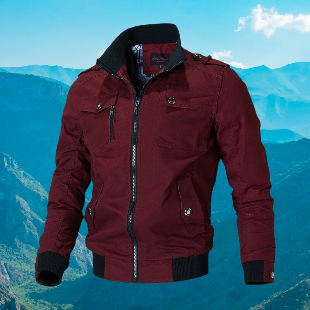 Bomber Jacket For Men Street-wave With Durable Zip And All Day Comfort Urban Streetwear Ready